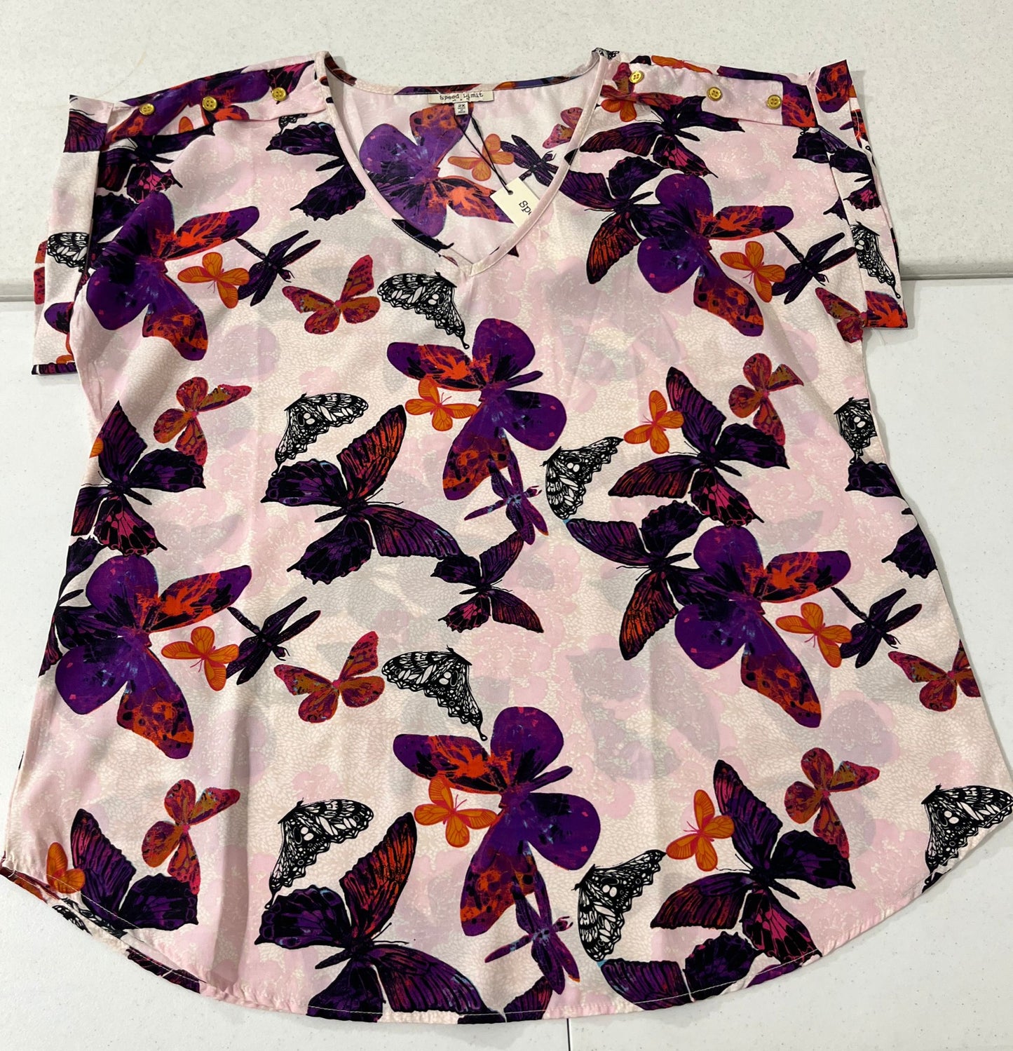 Blusa de Mariposas