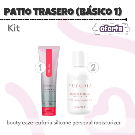 Kit Patio Trasero Básico 1 - Booty Eaze y Euforia Silicone